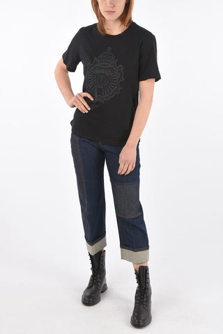 Crew Neck COAT OF ARMS Cotton T-Shirt
