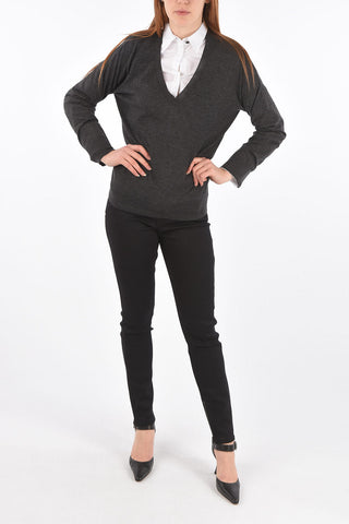 V Neck Cashmere Sweater