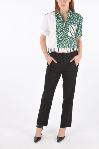 4 Pocket Side Satin Band Pants