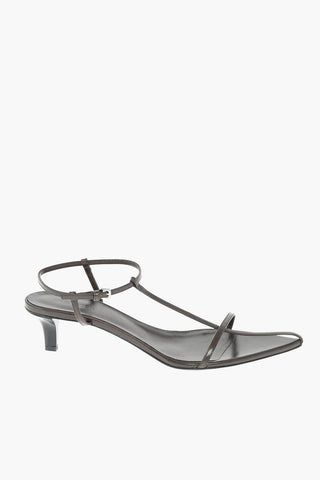 Cage Design Leather Sandals