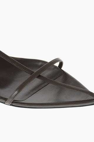 Cage Design Leather Sandals