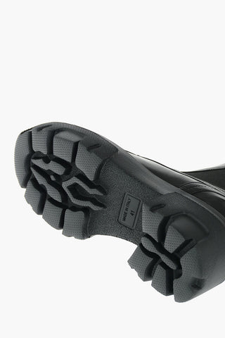 Leather Platform Chelsea Booties