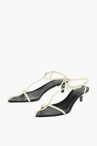 Cage Design Leather Sandals