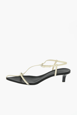Cage Design Leather Sandals