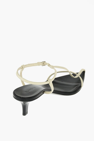Cage Design Leather Sandals