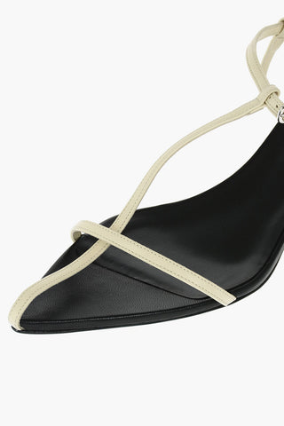 Cage Design Leather Sandals