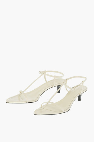 Cage Design Leather Sandals