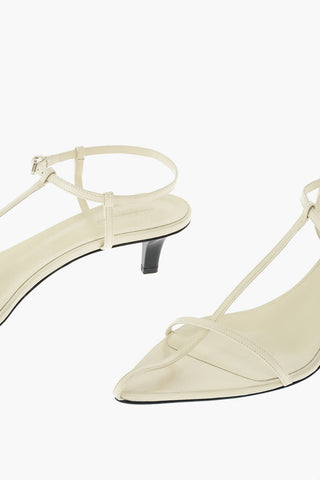Cage Design Leather Sandals