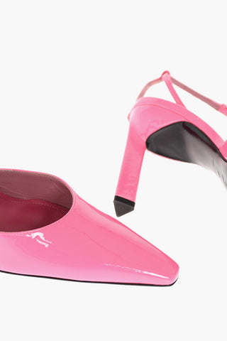 Patent Leather Ankle-Strap Pumps