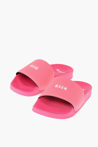 Printed Logo Rubber Slippers