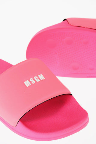 Printed Logo Rubber Slippers