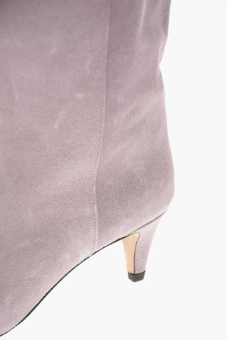 Suede Western Booties