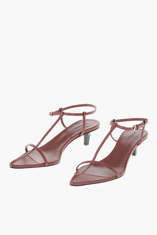 Cage Design Leather Sandals