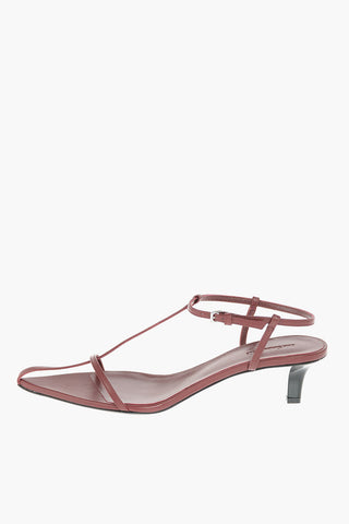 Cage Design Leather Sandals