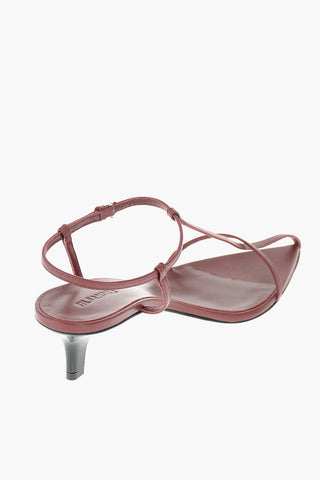 Cage Design Leather Sandals