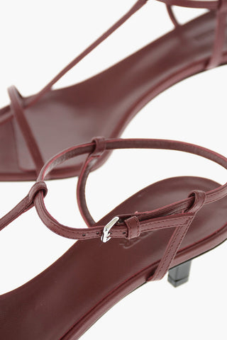 Cage Design Leather Sandals