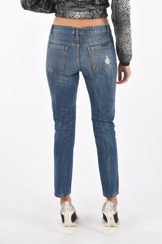 jeans distressed OVER AND OVER AGAIN boyfriend cut