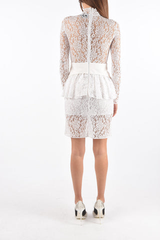 COUTURE lace turtle neck bodycon dress