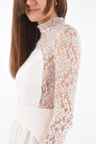 COUTURE lace turtle neck bodycon dress