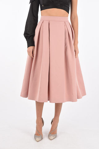 COUTURE pleated high-rise waist YOU ARE MY TYPE circle skirt