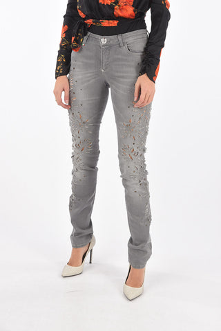 Slim Fit distressed BACLIFF jeans