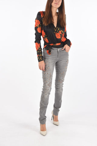 Slim Fit distressed BACLIFF jeans