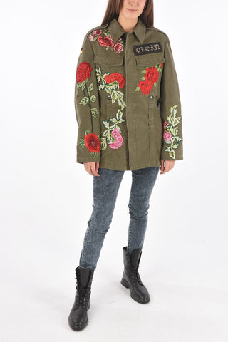 COUTURE denim embroidered ERNESTINE overshirt