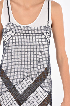 MM1 Maxi Mesh Dress with Inner Slip