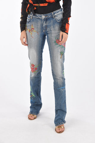 high rise waist Super Sexy St.Tropez PEONY ROSE jeans