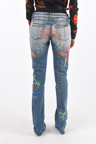 high rise waist Super Sexy St.Tropez PEONY ROSE jeans