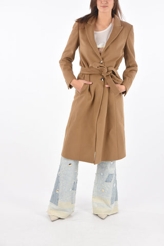 COUTURE Chesterfield LONGEST SKULL Coat with Belt
