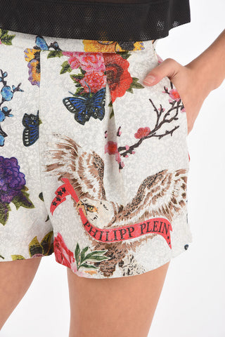 COUTURE lurex single pleated IF YOU HAD ENOUGH Shorts