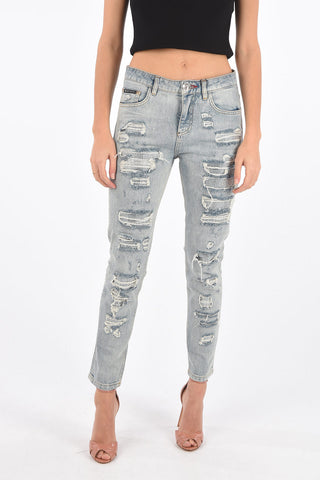jeans CHANDELIER Boyfriend cut distressed