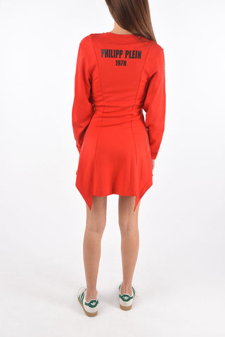 COUTURE double zip side YOU ARE TOO FAST day asymmetric dress