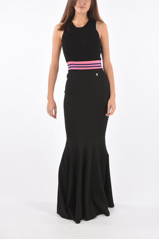 COUTURE gonna a sirena floor I LOVE IT con zip laterale