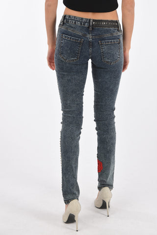 studded slim fit BIR BRADY jeans