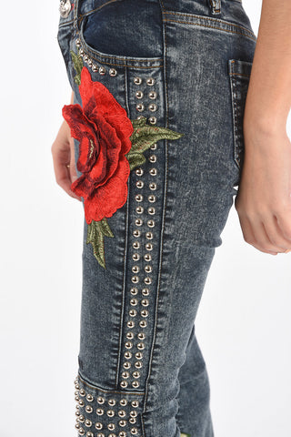 studded slim fit BIR BRADY jeans