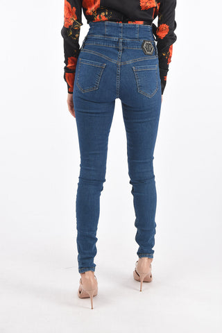 jeans New DOMINIZZA slim fit a vita alta
