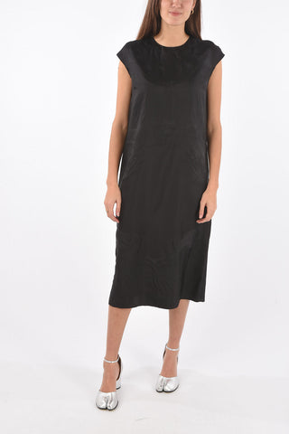 MM0 vestito shift girocollo