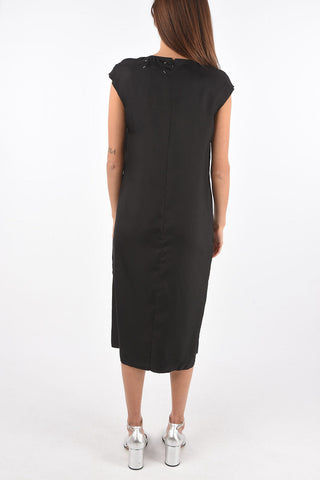 MM0 vestito shift girocollo