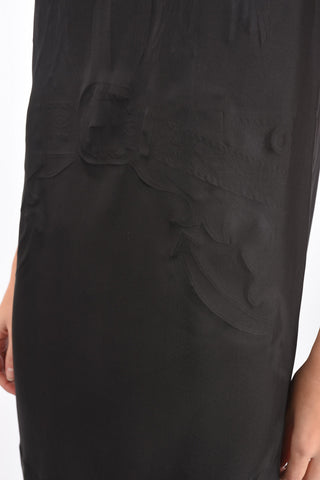 MM0 vestito shift girocollo