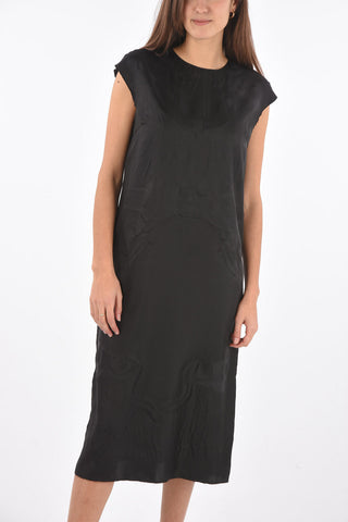MM0 vestito shift girocollo