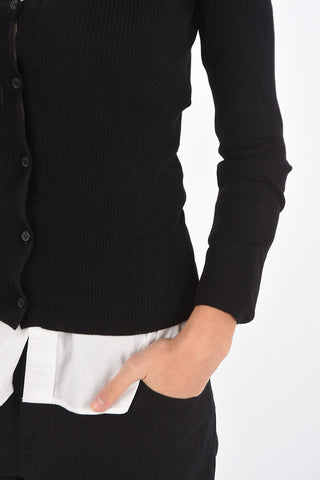 V Neck Virgin Wool ISEO Cardigan