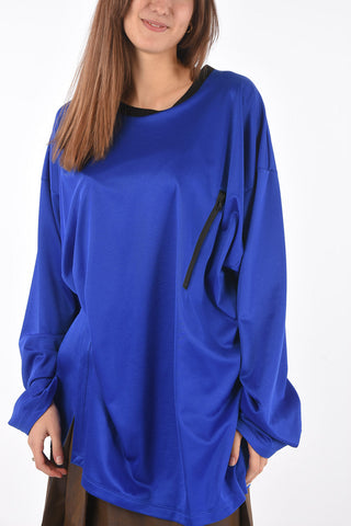  MM0 two-tone pleated dress 