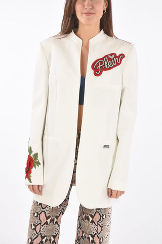 COUTURE embroidered PORTIA QUEEN center vent jacket