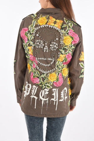 COUTURE floral embroidered COSTANCE military jacket
