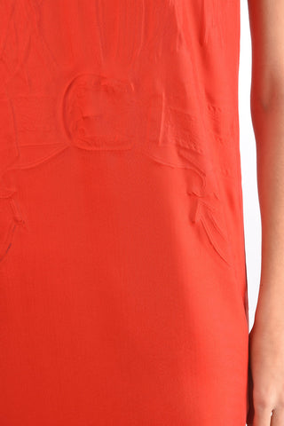 MM0 vestito shift girocollo