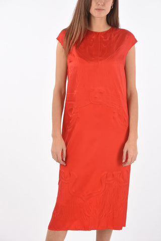 MM0 vestito shift girocollo