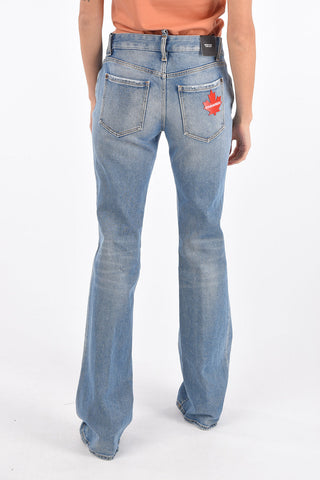 5 Pocket Medium Waist FLARE Bottom Denims 25cm