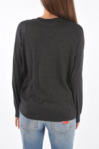 V Neck Cashmere Sweater